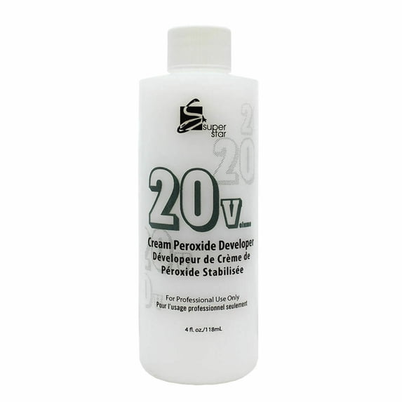 Super Star 20V Cream Peroxide Developer Hair Color 4oz