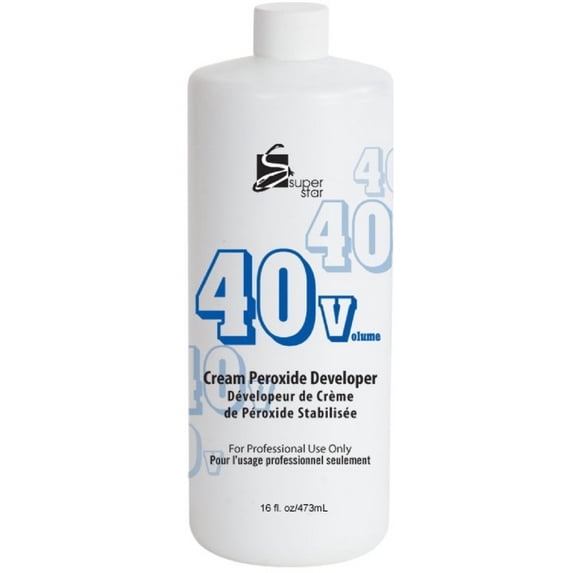 Super Star 40V Cream Peroxide Developer Hair Color 16oz