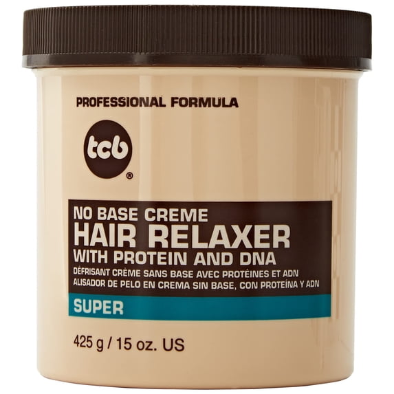 TCB No Base Creme Hair Relaxer with Protein and DNA Super 15oz