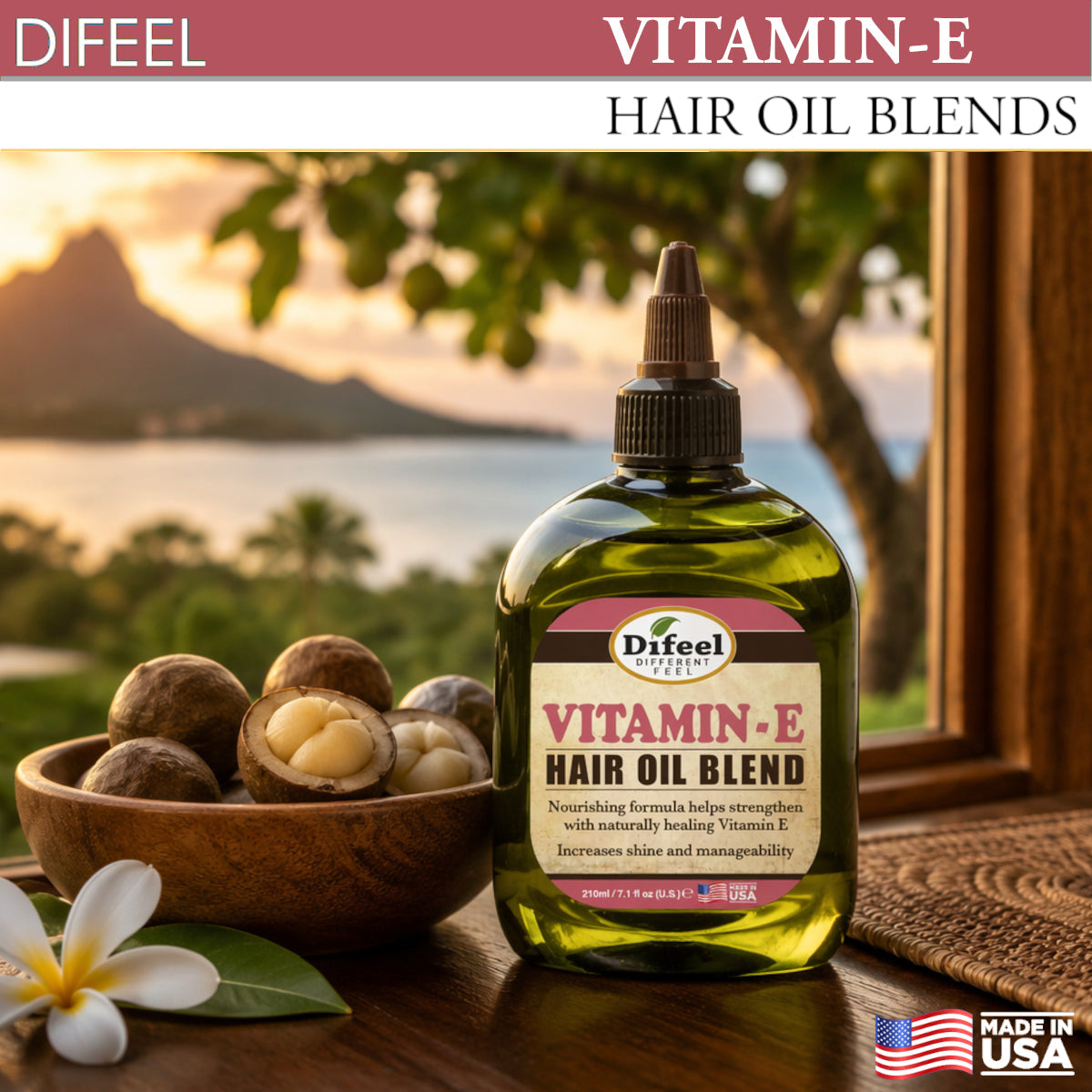 Difeel Vitamin E Hair Oil