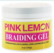 Pink Lemon Braiding Gel Yellow 5oz