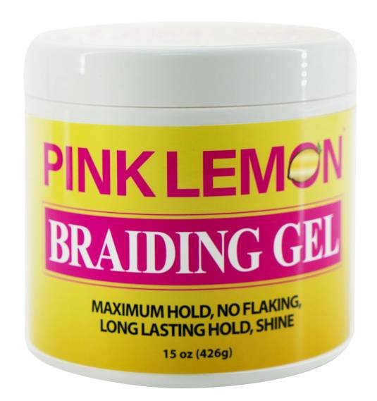 Pink Lemon Braiding Gel Yellow 15oz
