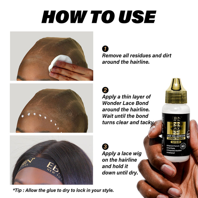 Ebinwonder Lace Bond Adhesive Extreme Firm Hold Supreme