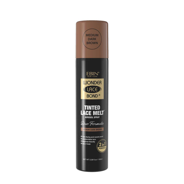 Ebin Wonder Lace Bond Tinted Lace Melt Spray Medium Dark Brown