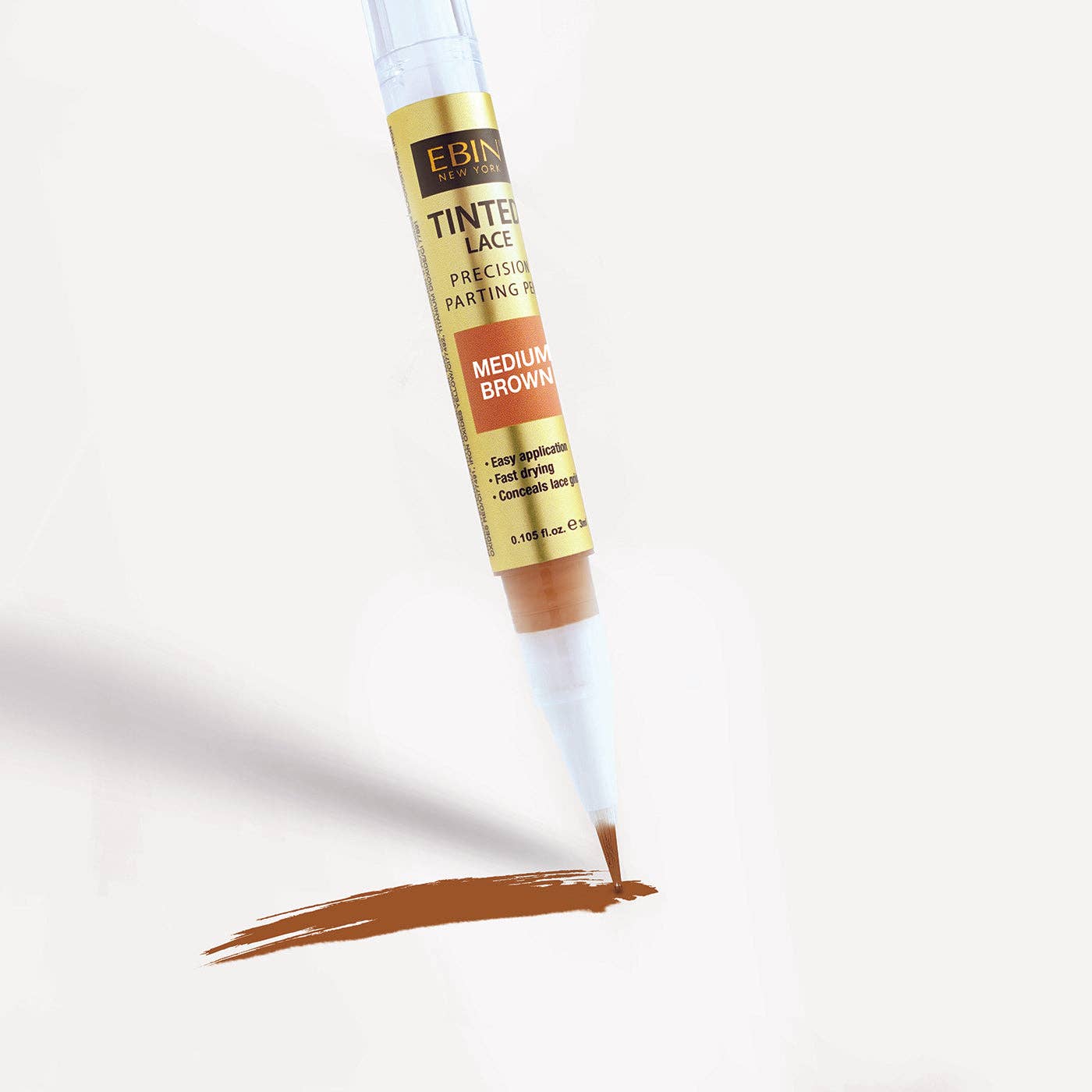 Tinted Lace Precision Parting Pen: Light Warm Brown