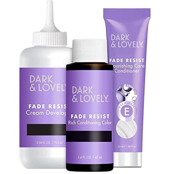 Dark & Lovely Fade Resist Permanent Hair Color, 374 Rich Auburn
