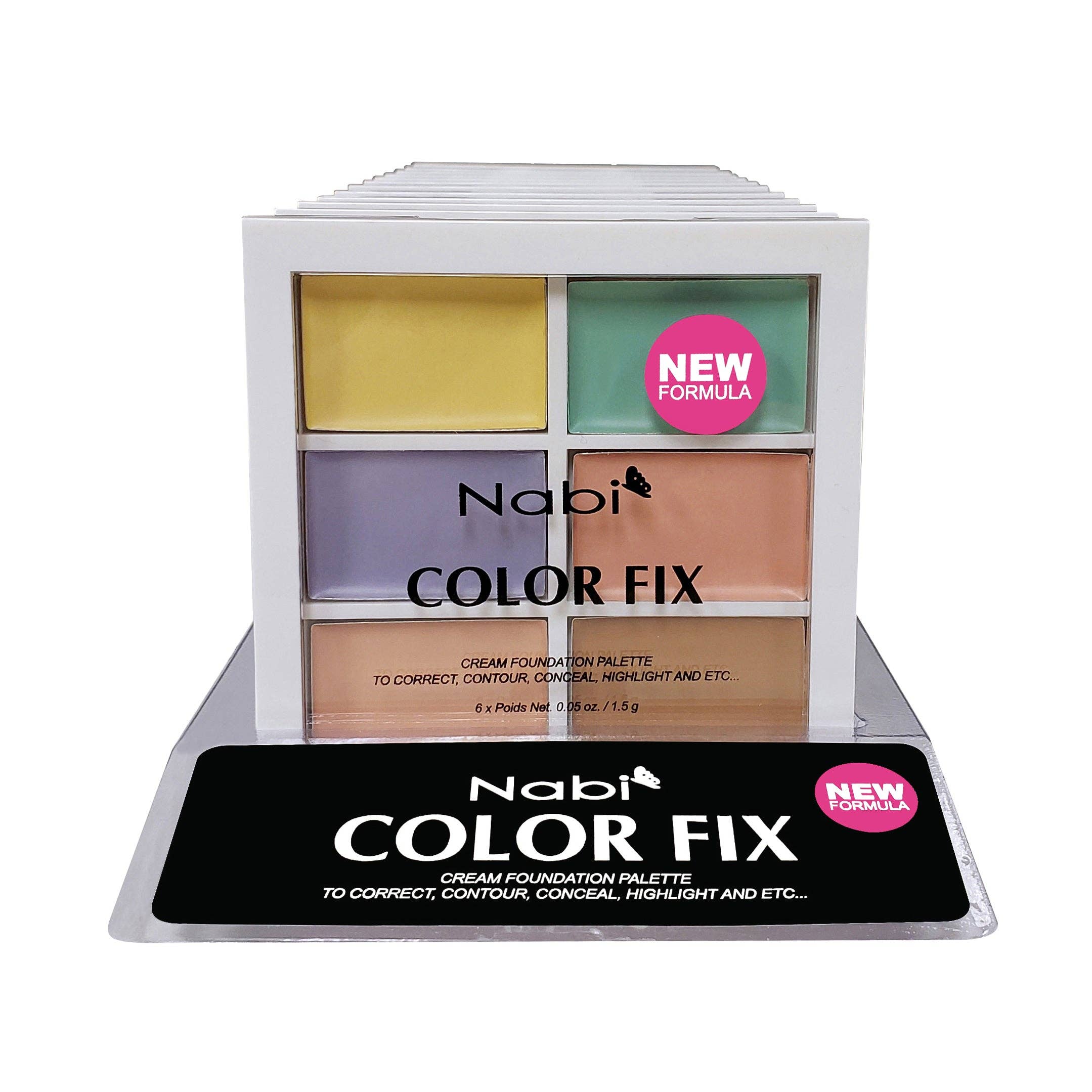 Nabi COLOR FIX CREAM FOUNDATION PALETTE