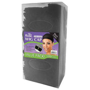 Ms. Remi Wide Band Wig Caps Bulk 500Pc Black