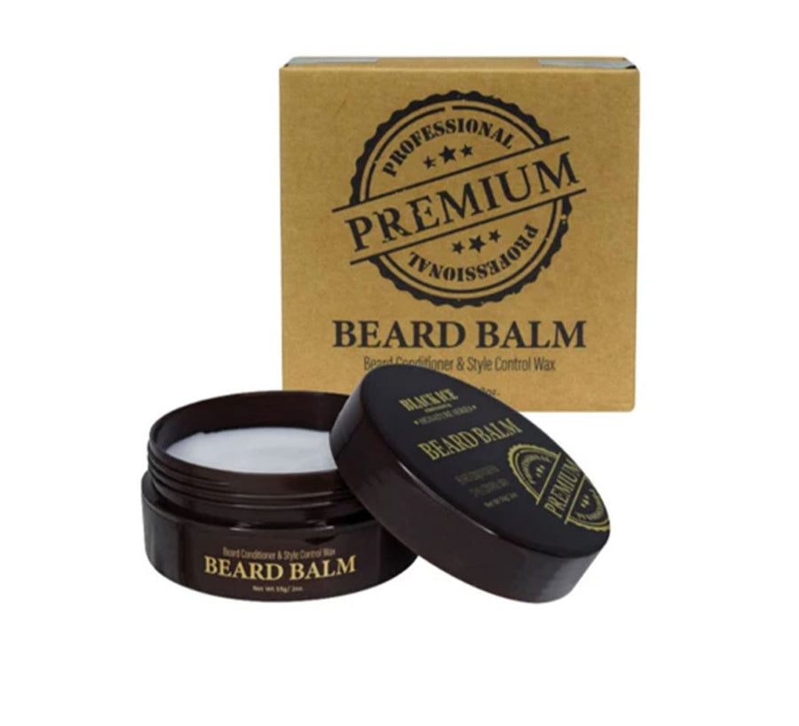 Black Ice Professional Beard Balm - Conditioning & Styling Beard Care – 2oz