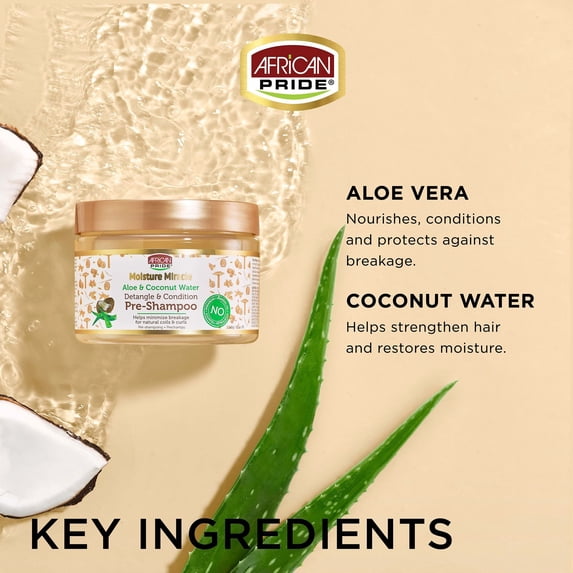 African Pride Aloe & Coconut Water Pre-Shampoo 12oz