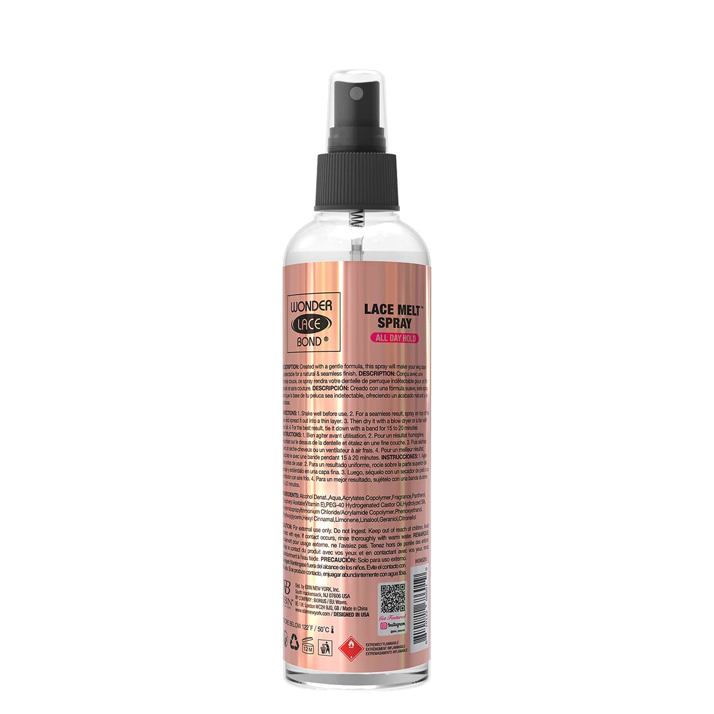 Wonder Lace Bond GLUELESS - Lace Melt Spray: 8.5oz (250ml)