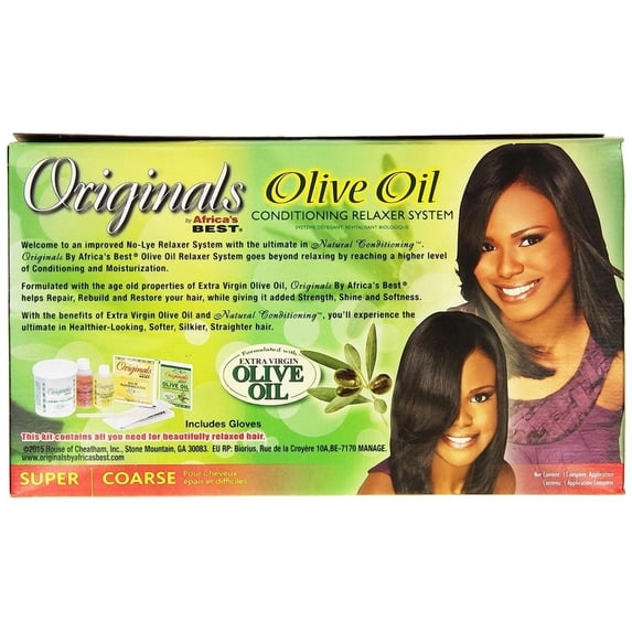 Originals by Africa's Best Olive Oil Conditioning No-Lye Relaxer System, Super Strength, Adult