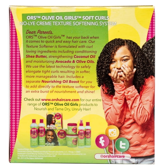 Soft Curls No-Lye Creme Texture Softening System Kit