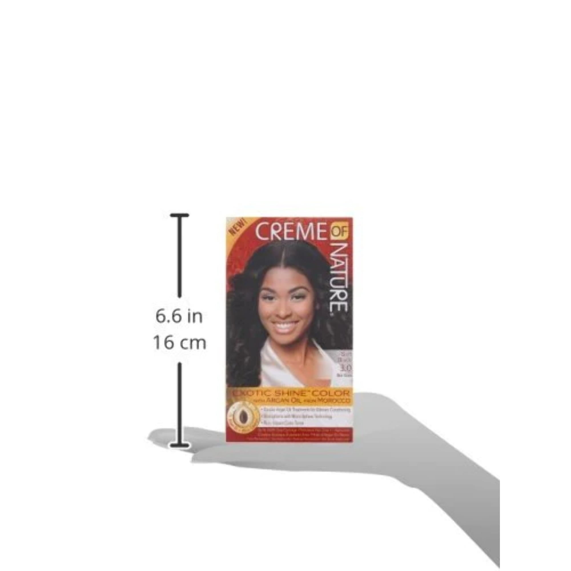 Creme of Nature Exotic Shine Permanent Hair Color -  Soft Black 3.0