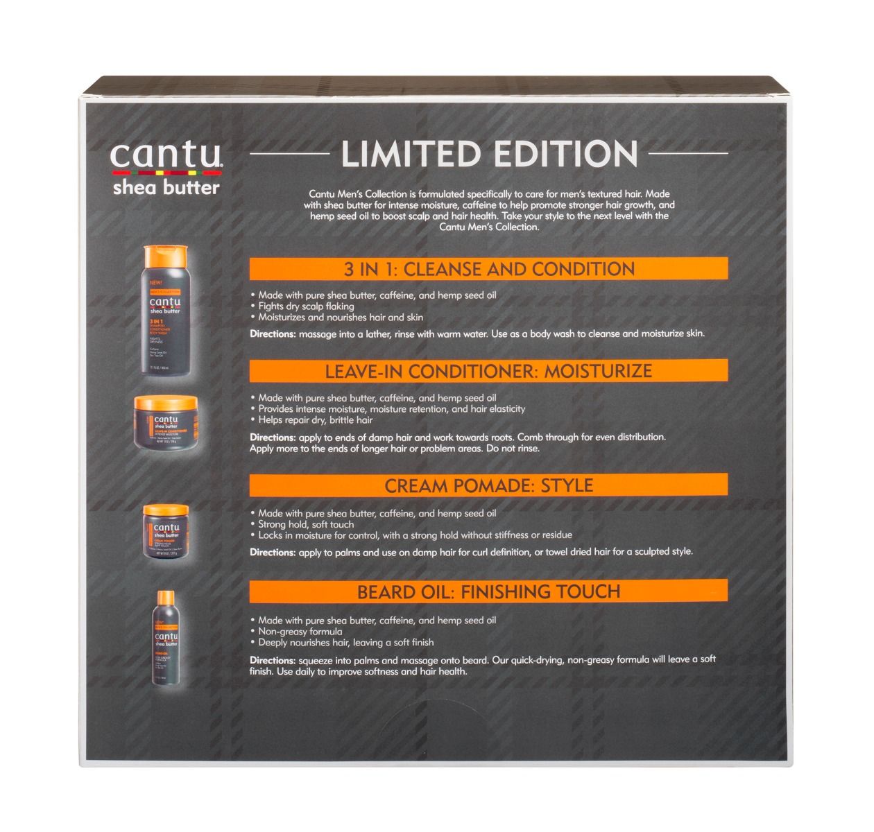 Men’s Collection Cantù Shea Butter Bundle Package