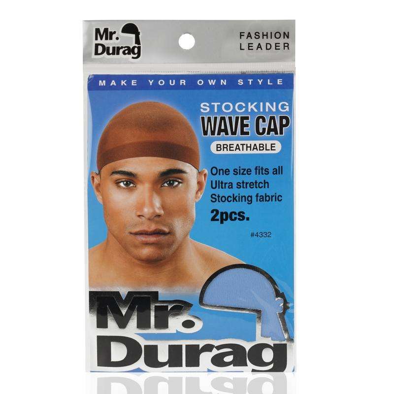 Mr. Durag Stocking Wave Cap 2Pc Asst Color