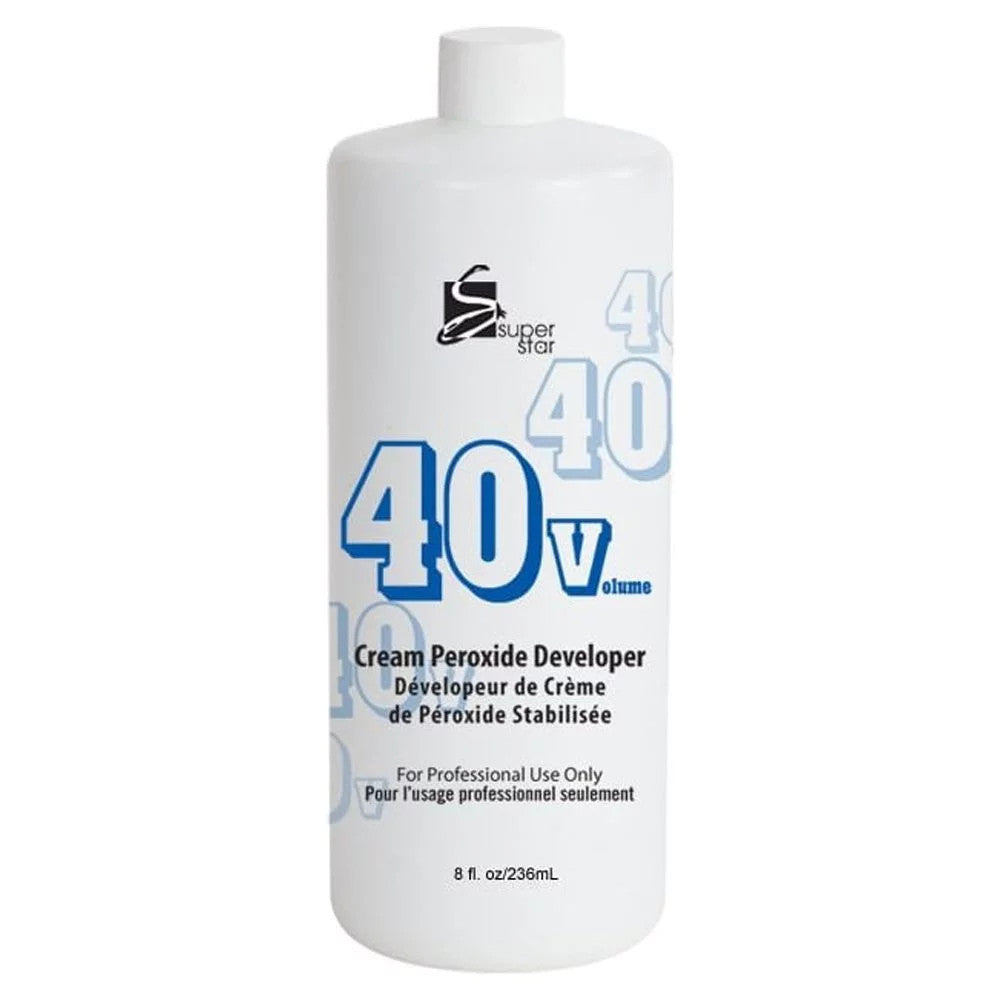 Super Star 40V Cream Peroxide Developer Hair Color 8oz