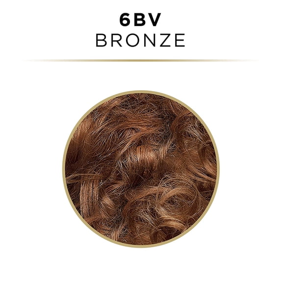 Clairol Textures & Tones Hair Dye Ammonia-Free Permanent Hair Color Creme, 6BV Bronze