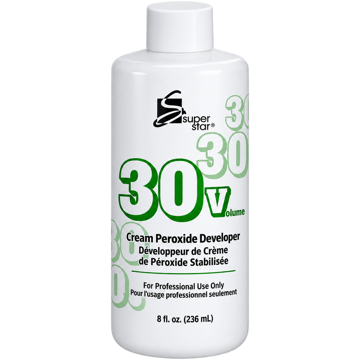 Super Star 30V Cream Peroxide Developer Hair Color 8oz