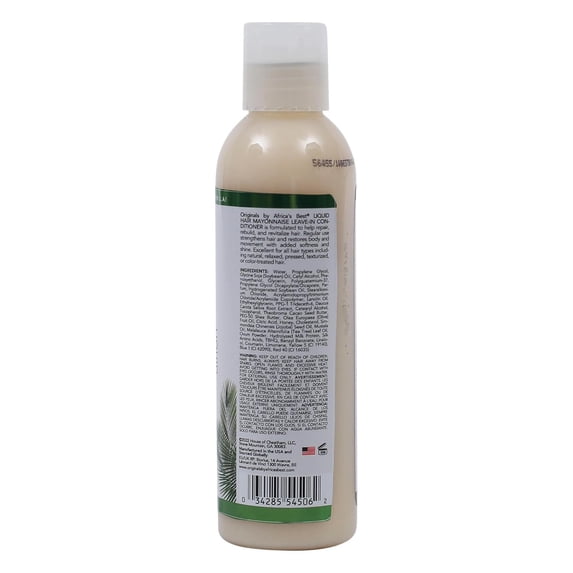 Africa's Best Originals Leave In Liquid Hair Mayonnaise 6 oz