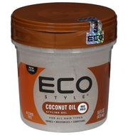 Eco Style Professional Styling Gel Coconut Oil Max Oil