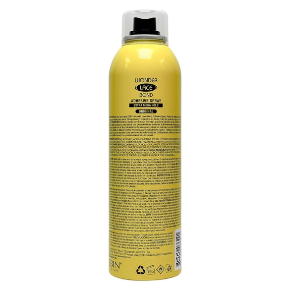 Ebin Wonder Lace Bond Adhesive Spray Extra Mega Hold Original