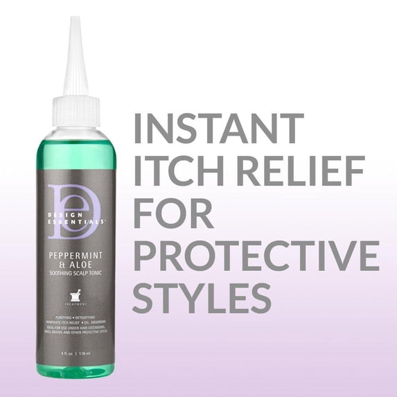 Design Essentials Peppermint & Aloe Soothing Scalp Tonic 4oz