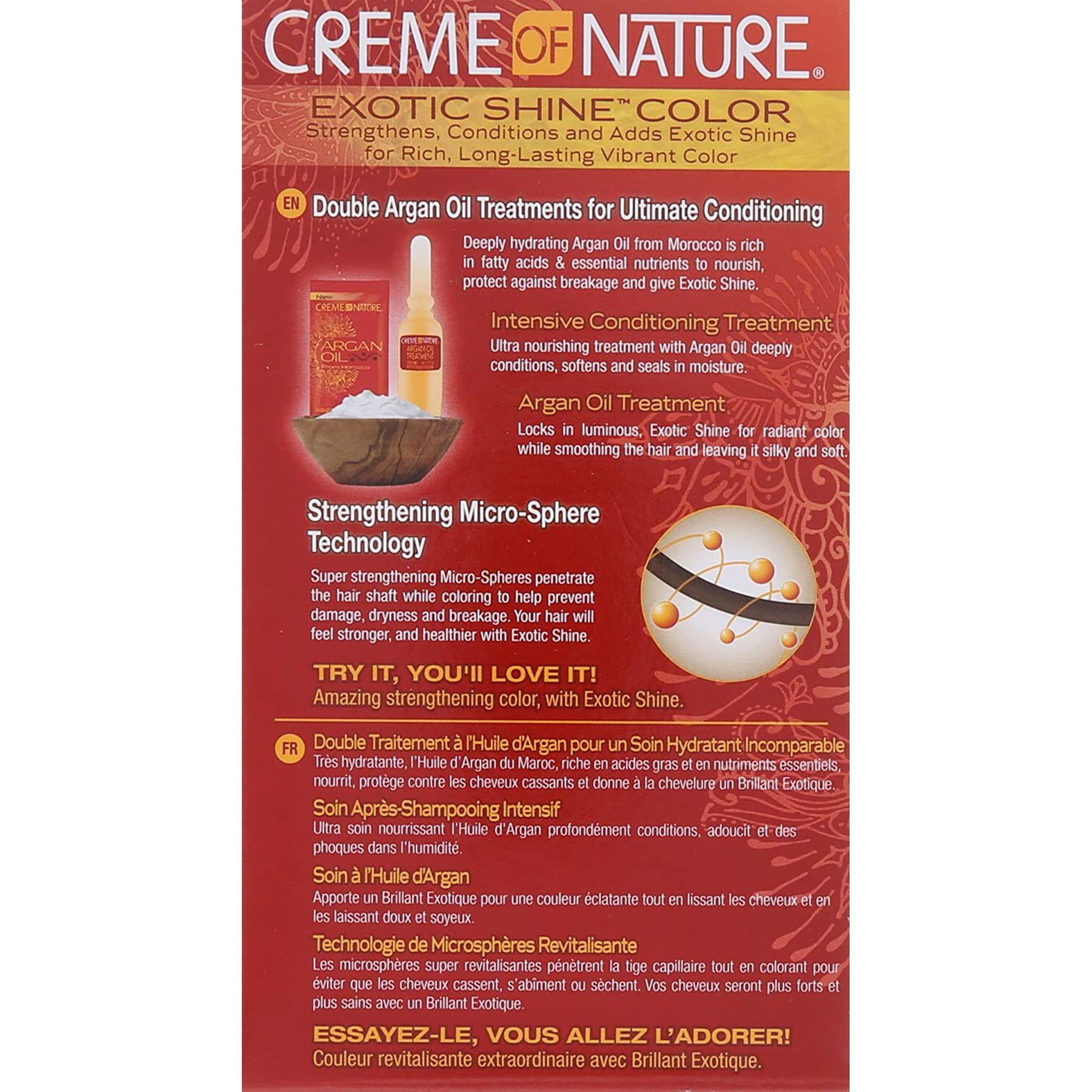 Creme of Nature Exotic Shine Permanent Hair Color -  Soft Black 3.0