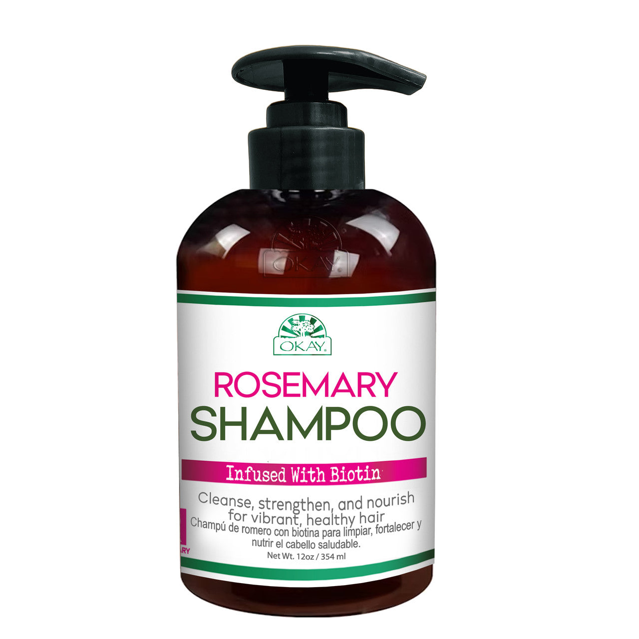 OKAY Rosemary Shampoo with Biotin 12oz