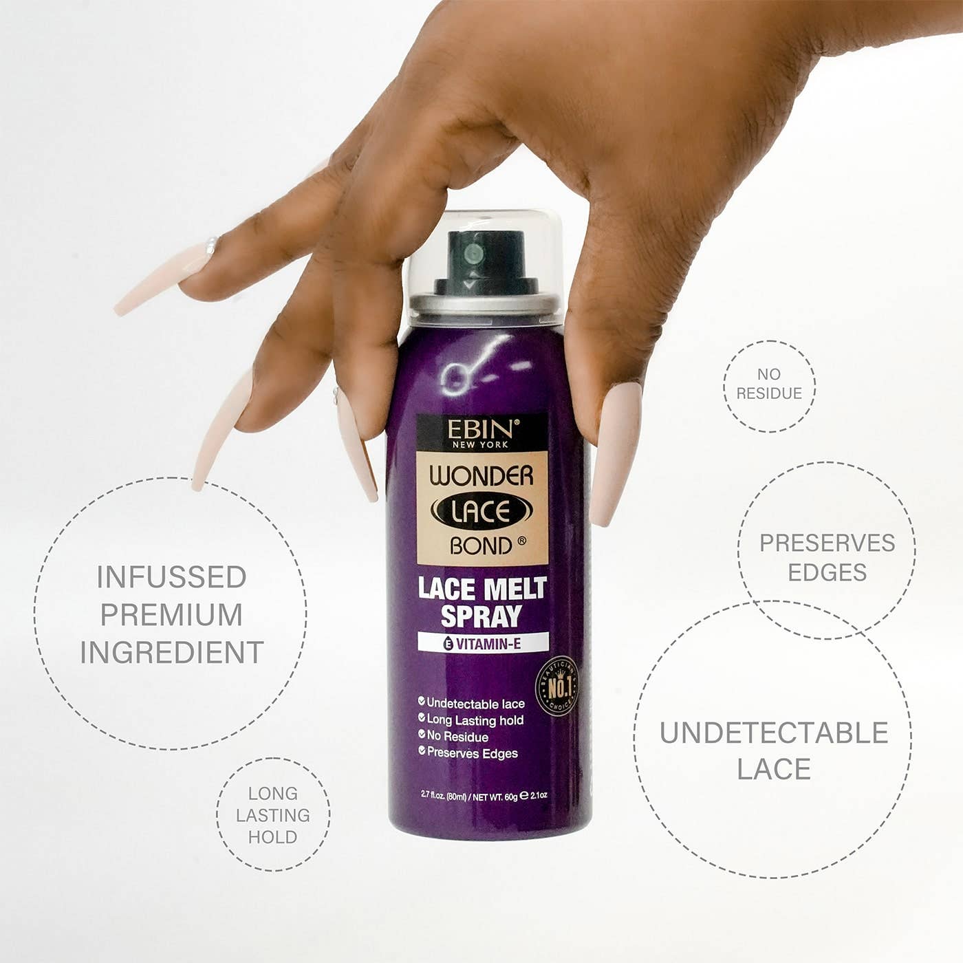 WONDER LACE BOND LACE MELT SPRAY- VITAMIN E (6.08oz/180ml)