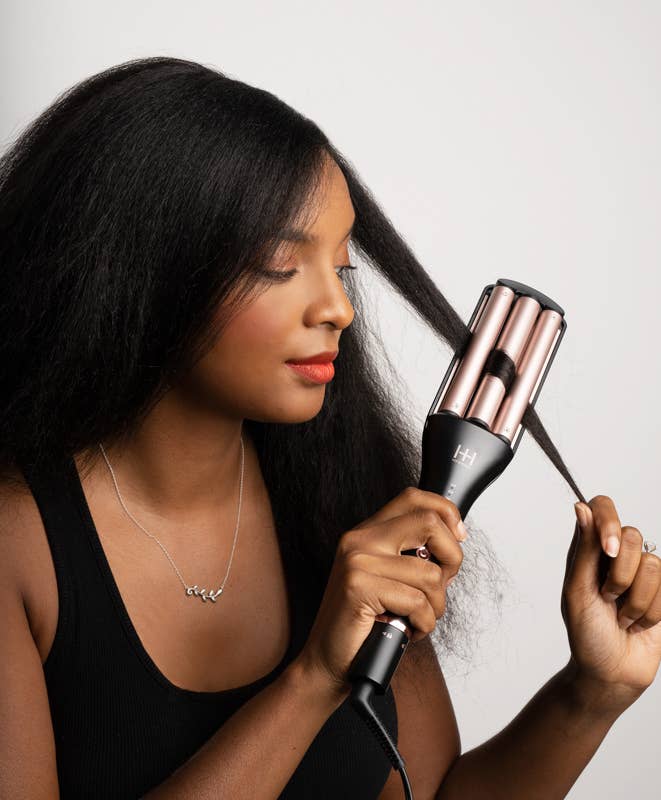 Hot & Hotter 4 in 1 Adjustable Multi-Waver Curling Iron/Wand