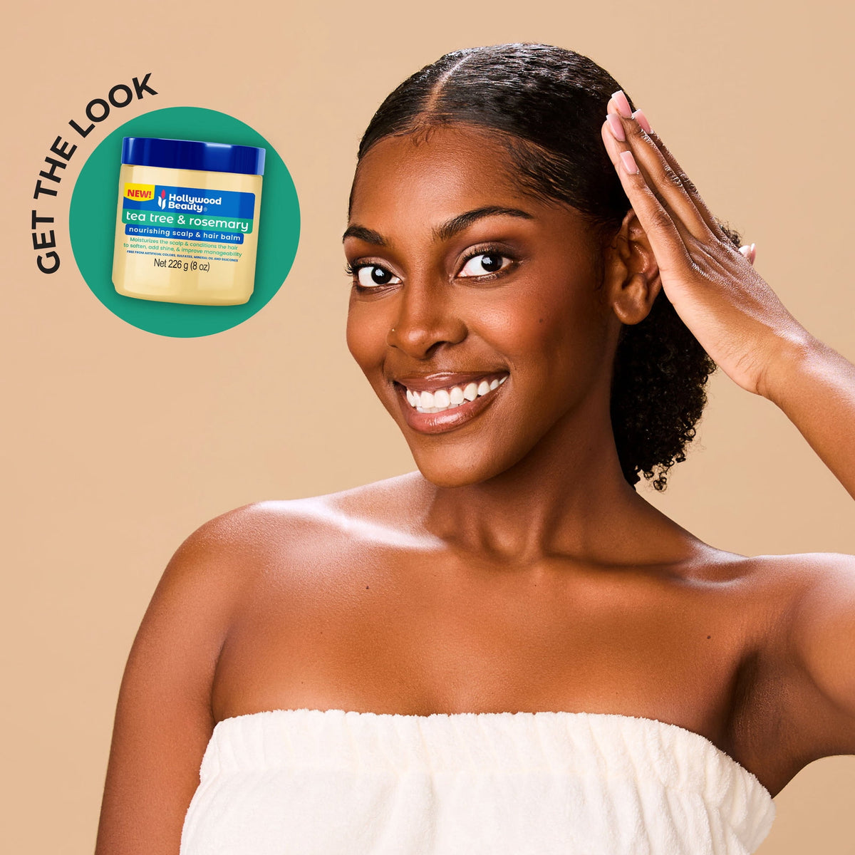 Hollywood Beauty Rosemary & Tea Tree Nourishing Scalp & Hair Balm