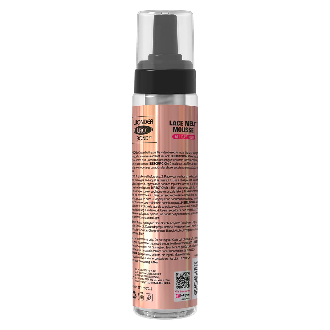 Wonder Lace Bond GLUELESS - Lace Melt Mousse: 3.38oz (100ml)