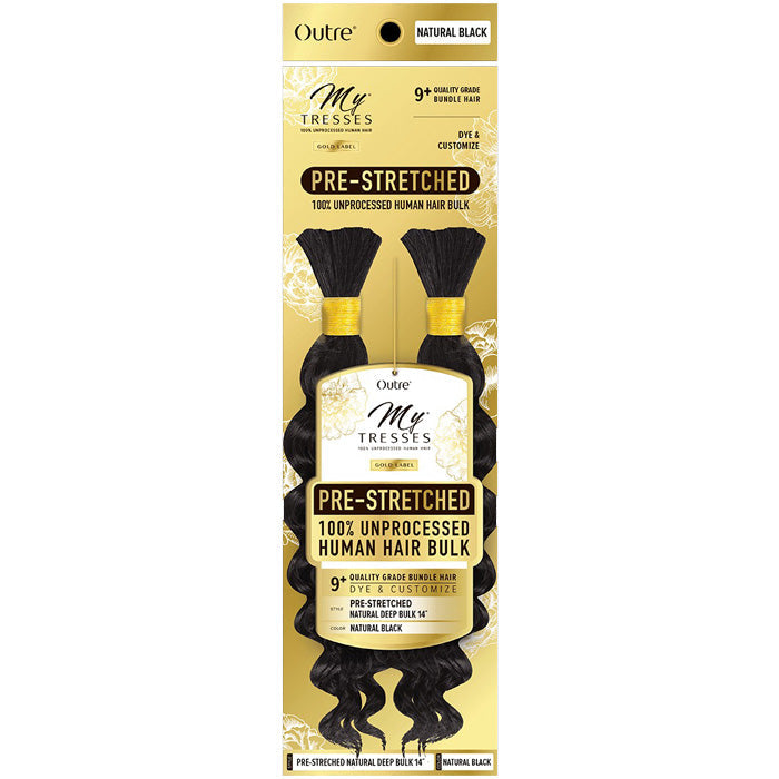 Outre Mytresses Gold Label Human Hair Braids Natural Deep 18"