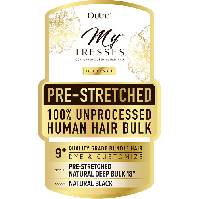 Outre Mytresses Gold Label Human Hair Braids Natural Deep 18"