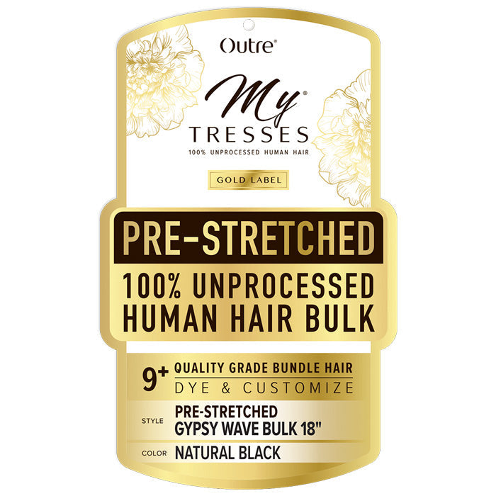 Outre My Tresses Gold Gypsy Wave Human Hair Braids 18"