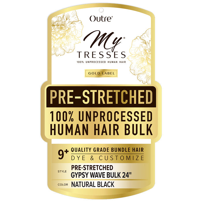 Outre Mytresses Gold Label Human Hair Braids Natural Deep 18"