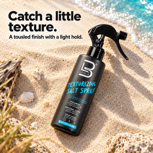 L3VEL3 Salt Texture Spray – Effortless Beachy Waves and Volume