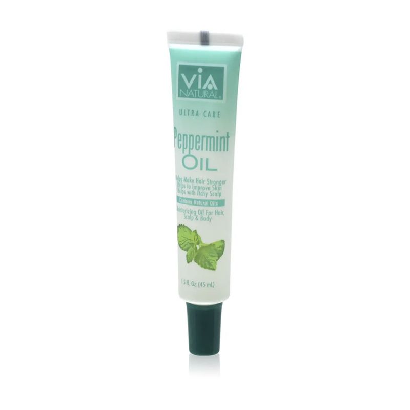 Via Natural Peppermint Oil Moisturizing Hair Scalp Body Essential Skin 1.5oz