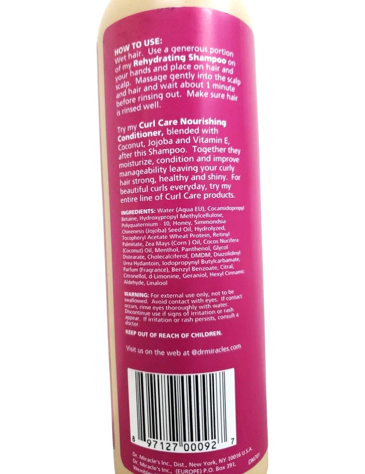 Dr. Miracle Curl Care Rehydrating Shampoo & Anti-Breakage Creme