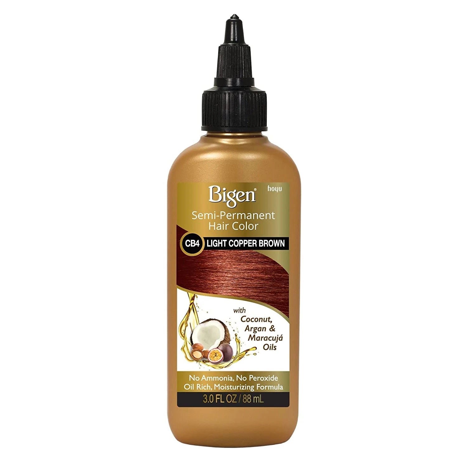 Bigen Semi-permanent Hair Color Light Copper Brown | CB3 | 3oz