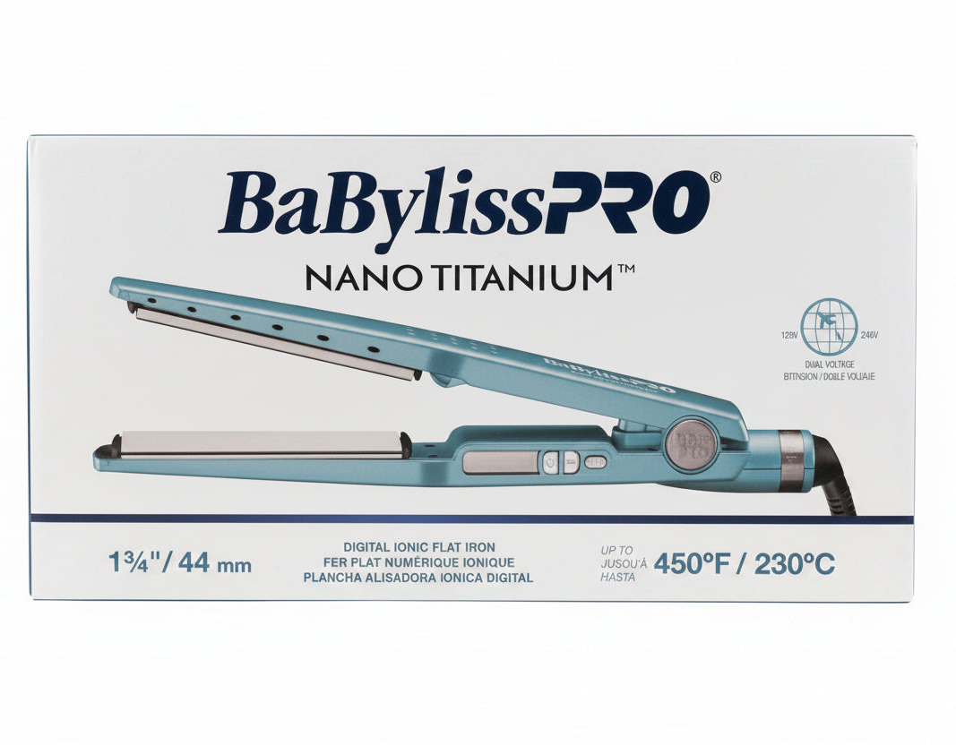 BaBylissPRO 1¾” Nano Titanium Flat Iron