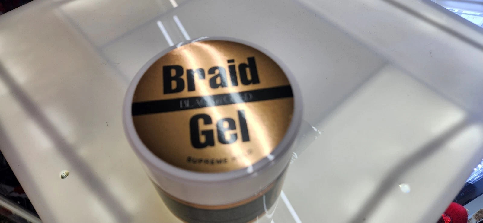 Black n' Gold Braid Gel Surpreme Hold