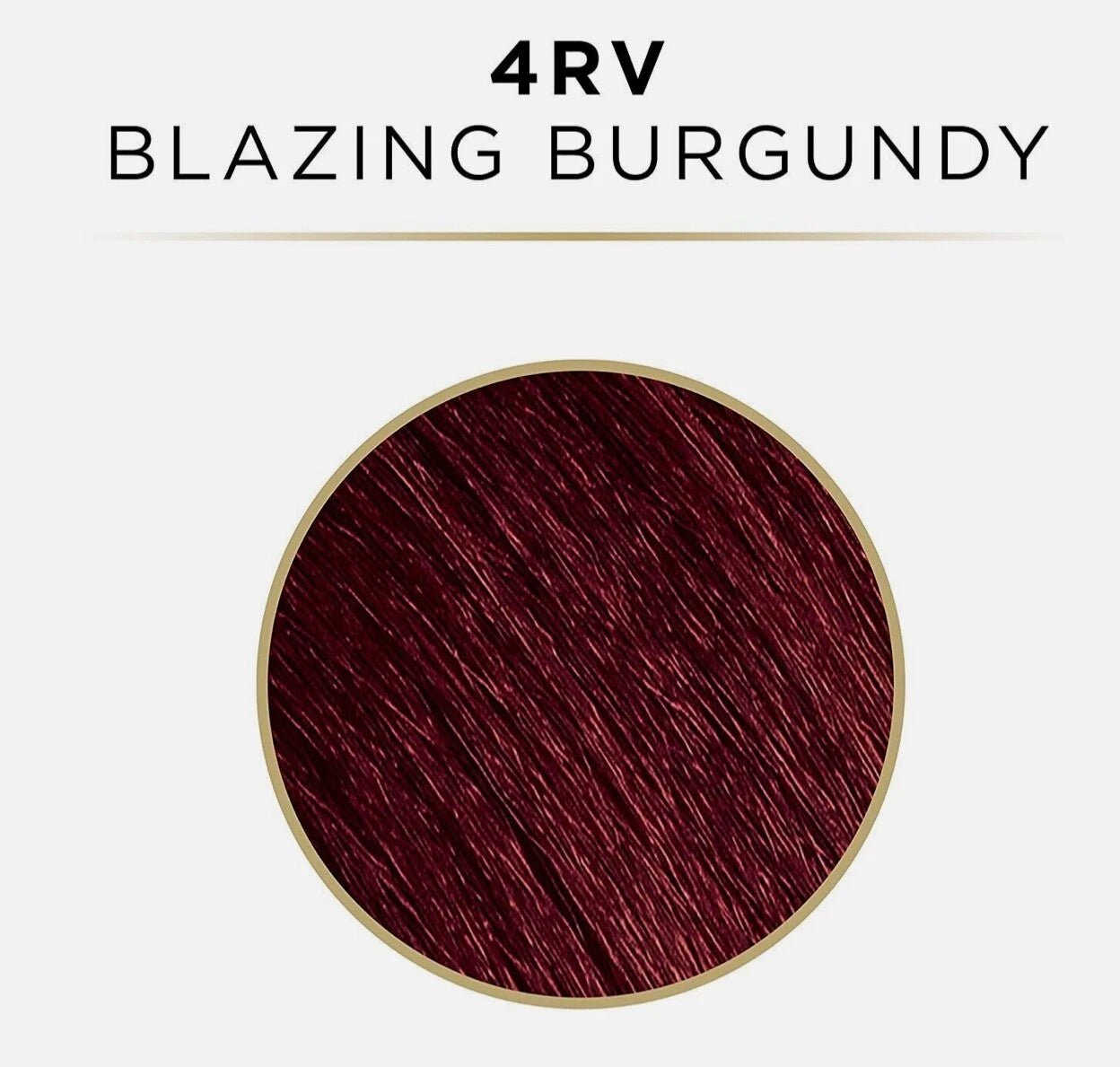 Clairol Textures & Tones Hair Dye Ammonia-Free Permanent Hair Color Creme, 4RV Blazing Burgundy