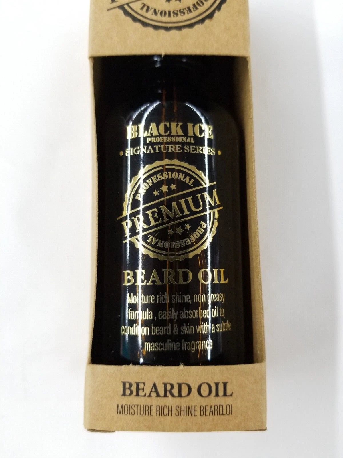 Black Ice Professional Premium Signature Series Beard Oil, 2oz