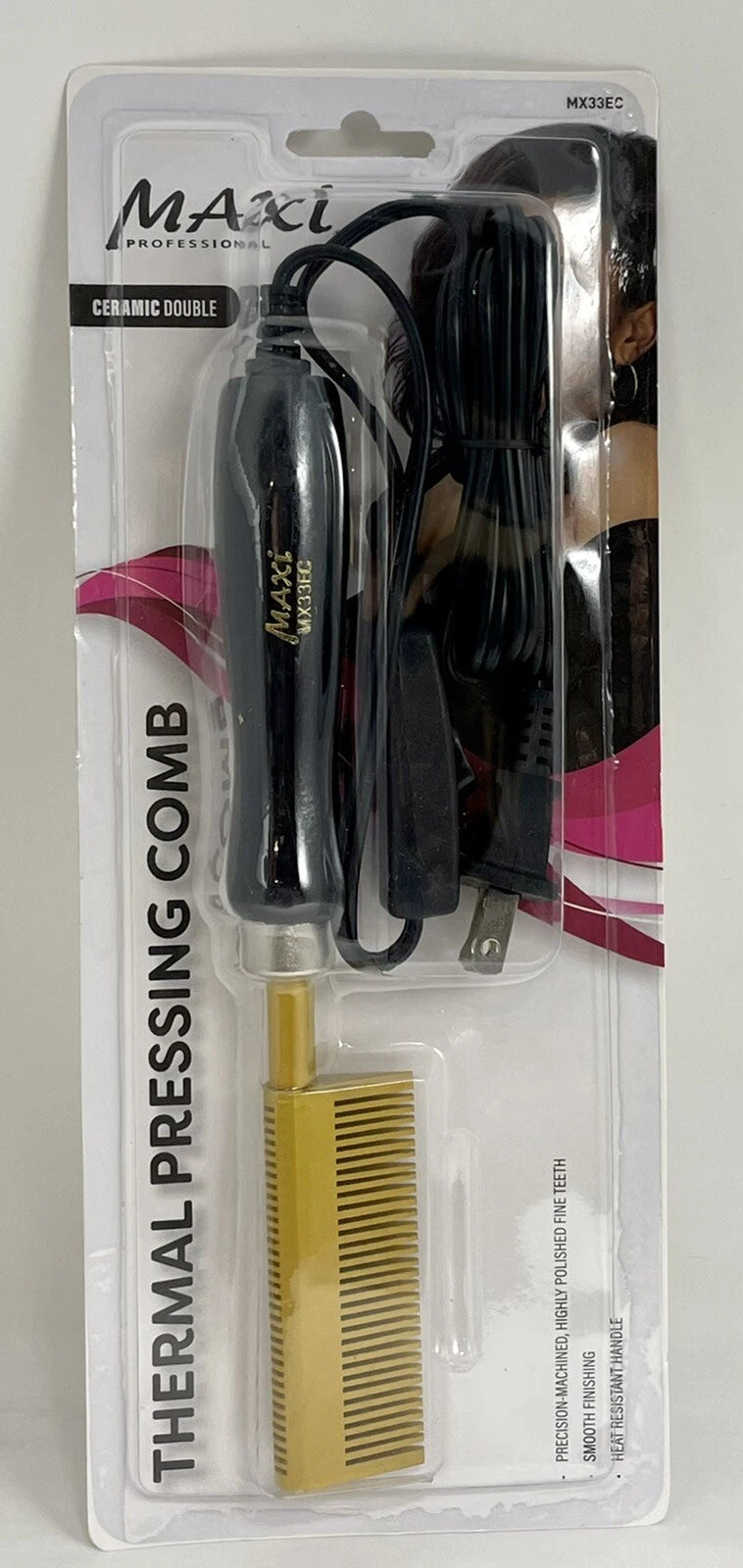 Ceramic Coated Thermal Pressing Comb Heat Tesistant Handle MX33