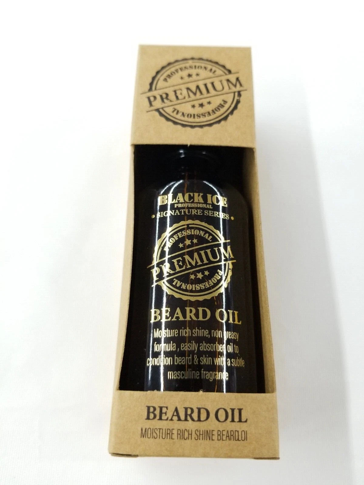 Black Ice Professional Premium Signature Series Beard Oil, 2oz