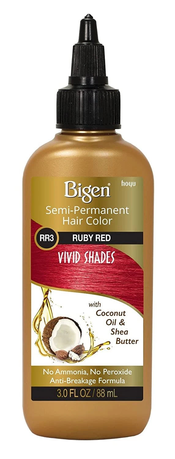 Bigen Semi-permanent Hair Color Vivid Shades Ruby Red | RR3 | 3oz