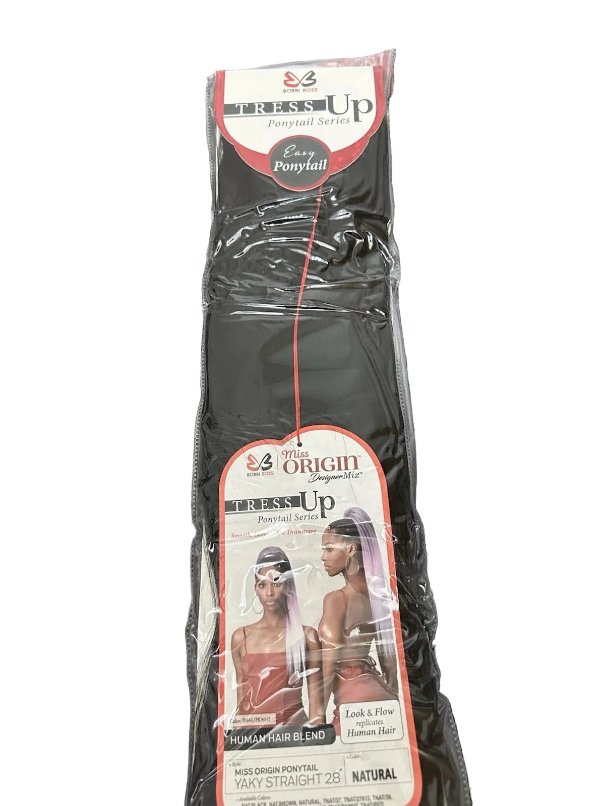 Bobbi Boss Human Hair Blend Tress Up 28”